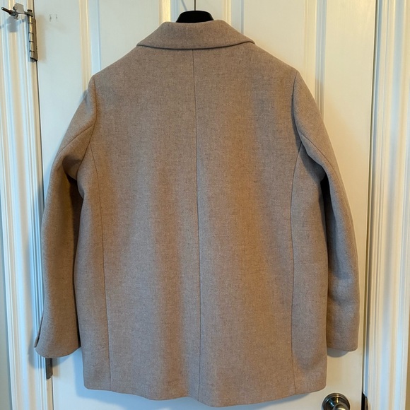 NWT, & Other Stories Cult Oversized beige Wool Single Breasted Blazer, Size 10 - Picture 8 of 14